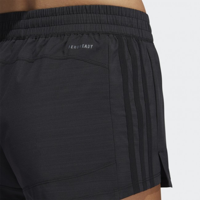 Pacer 3-Stripes Woven Heather Shorts